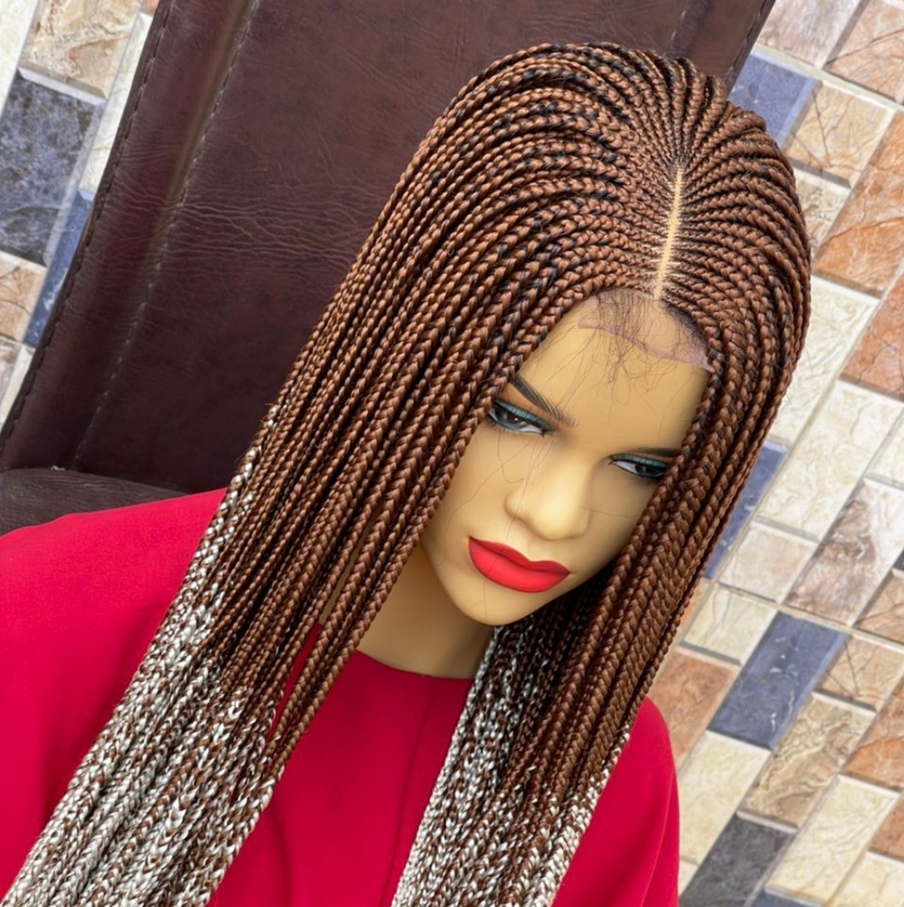 AFRICAN BRAIDED WIGS ON CLOSURE - Picture 9 of 16
